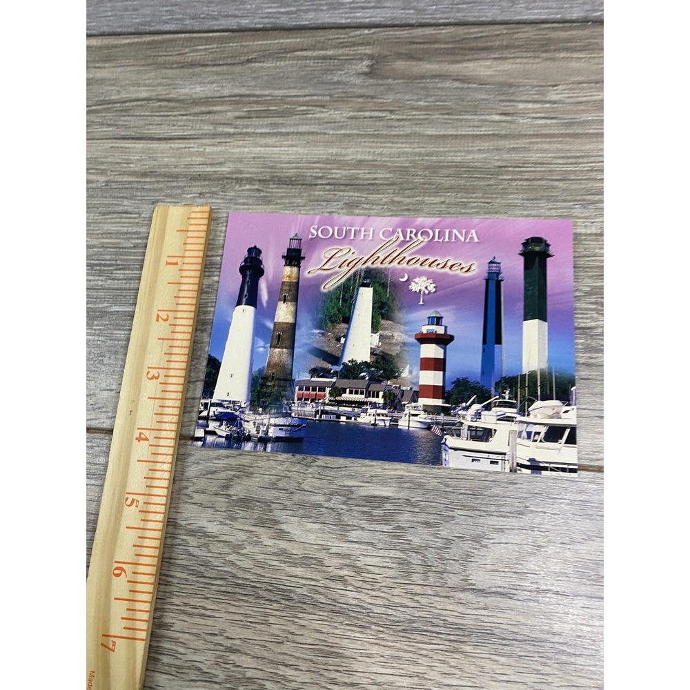 South Carolina Lighthouses Multiview Postcard Kruger John Hinde USA Unposted‎